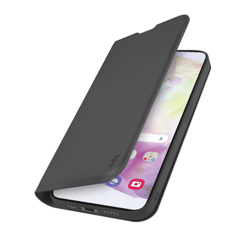 SBS Wallet smooth for Samsung Galaxy A36, black