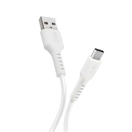 SBS 1-metre USB-A to USB-C data and charging cable