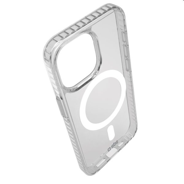 SBS Extreme Mag - transparent fall resistant cover for up to 3 metres for iPhone 15 Pro Transparent