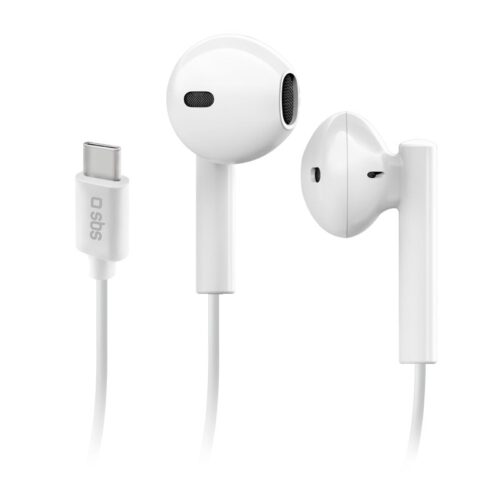 SBS Studio Mix 65c - Wired semi-in-ear earphones with USB-C connector White - Image 2