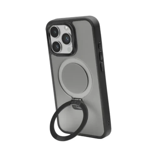 SBS Mag Stand case for iPhone 15 Pro Black