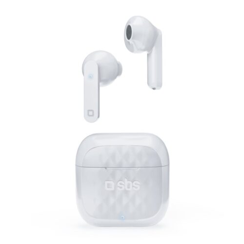 SBS Air Free - TWS wireless earphones with 250 mAh charging case White