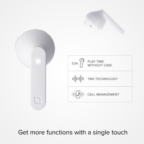 SBS Air Free - TWS wireless earphones with 250 mAh charging case White - Image 4