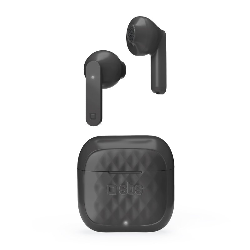 SBS Air Free - TWS wireless earphones with 250 mAh charging case Black