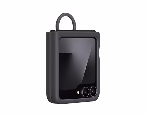 Samsung Silicone Case with Ring for Galaxy Z Flip7 FE | Z Flip6 - Image 2