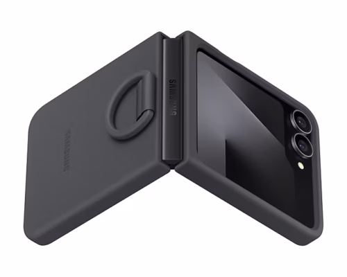 Samsung Silicone Case with Ring for Galaxy Z Flip7 FE | Z Flip6 - Image 5