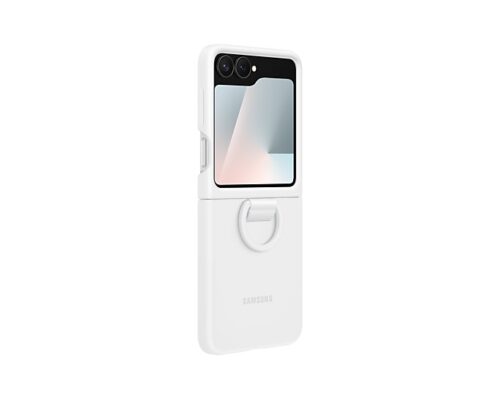 Samsung Silicone Case with Ring for Galaxy Z Flip7 FE | Z Flip6 - Image 3