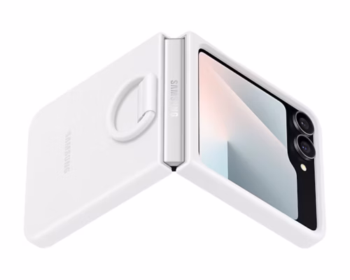 Samsung Silicone Case with Ring for Galaxy Z Flip7 FE | Z Flip6 - Image 4