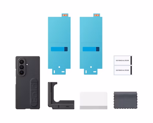 Samsung Silicone Case for Galaxy Z Fold7 Black - Image 6