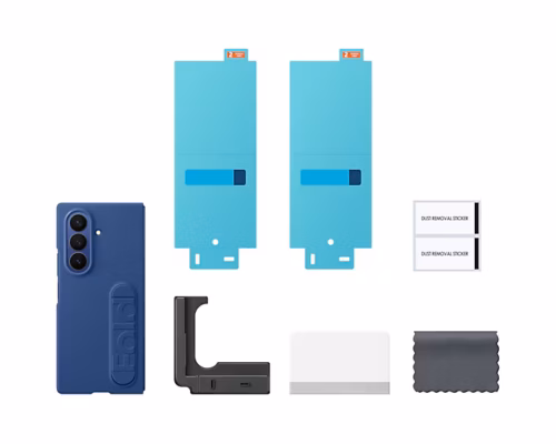 Samsung Silicone Case for Galaxy Z Fold7 Blue - Image 6