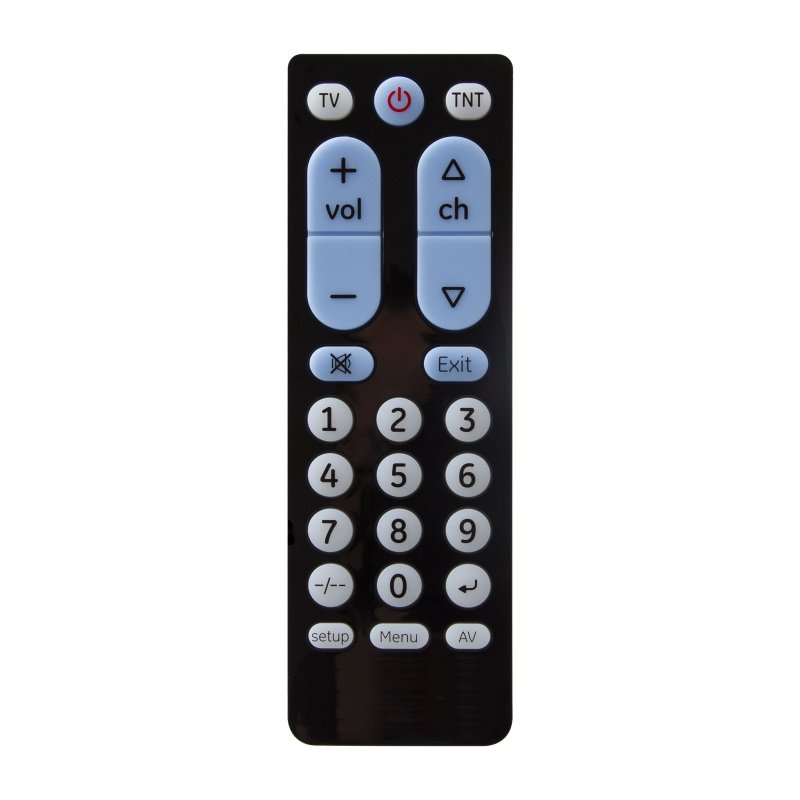 EKON Universal remote control, multi-brand, easy setup, 2 in 1 TV / DVB, distance 8 mt