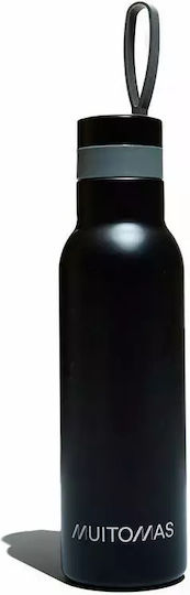 Muitomas Water Bottle 500ML Black