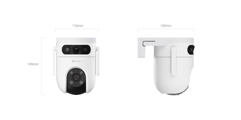 EZVIZ H9c Dual Lens (3MP+3MP) Outdoor PT Camera EU - Image 3
