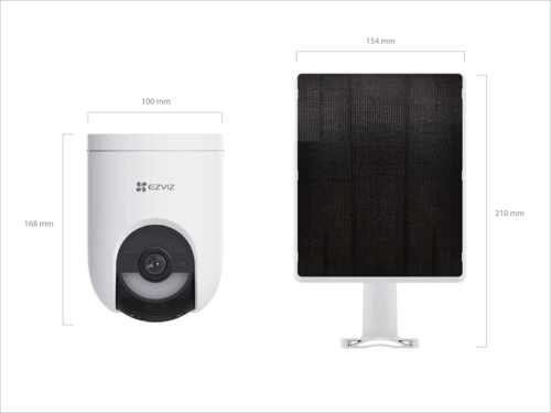 EZVIZ HB8 Lite  Battery PT+5w solar panel Kit Battery Camera - Image 3