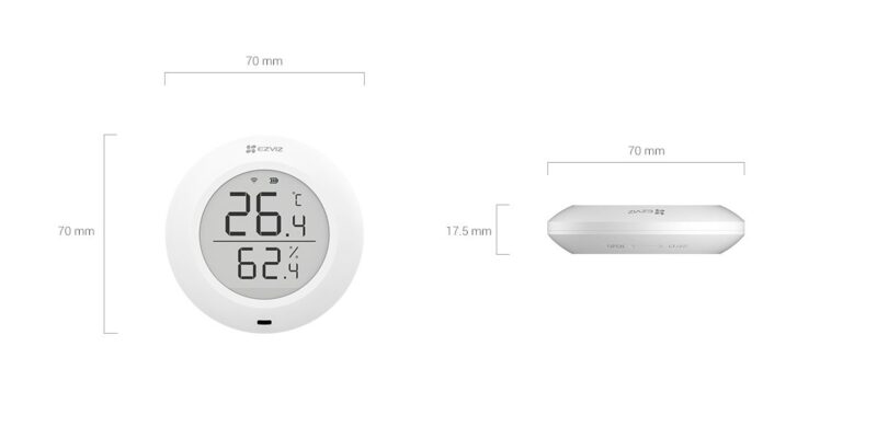 EZVIZ Temperature and Humidity display T51C - Image 3